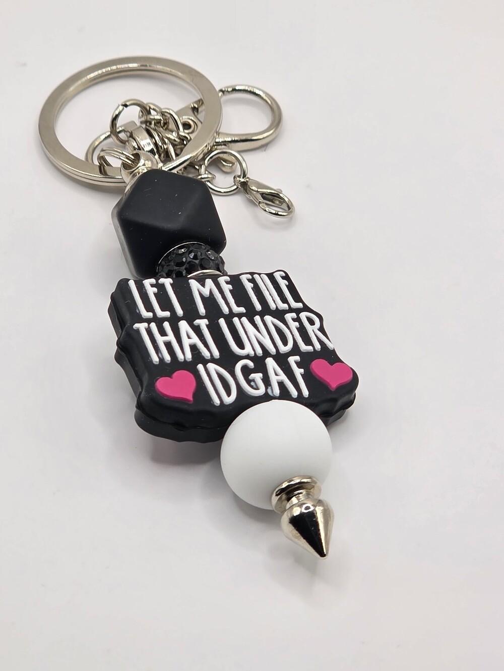 IDGAF Novelty Keychain